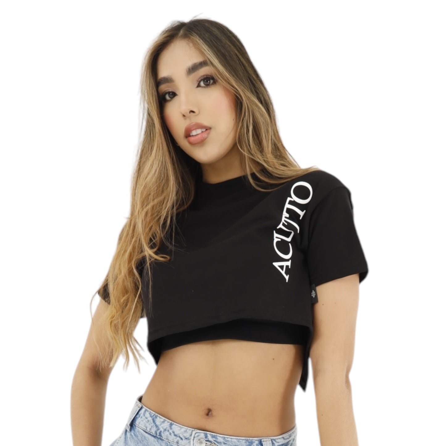 Crop Top Freda Negro I´inizio