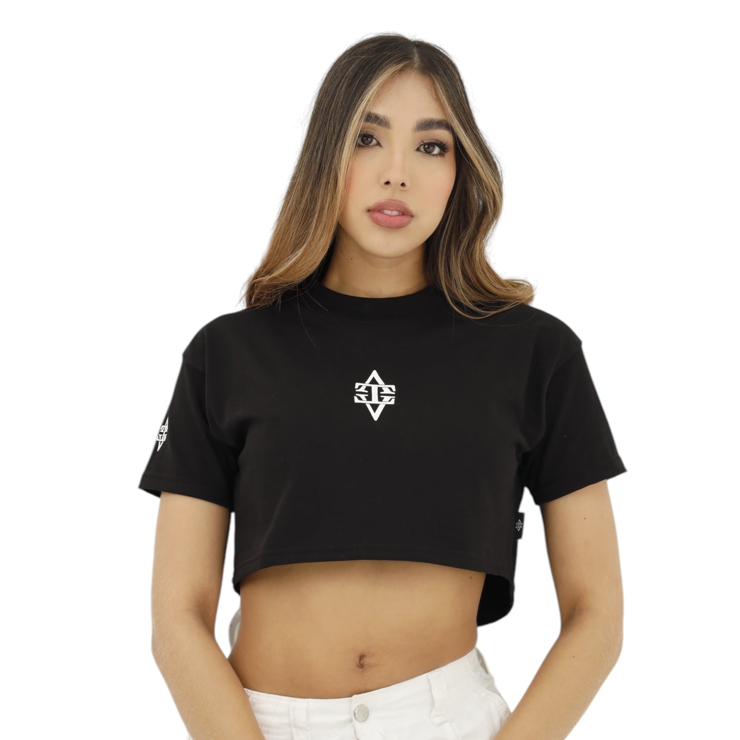 Crop Top Aurora Negro I´inizio