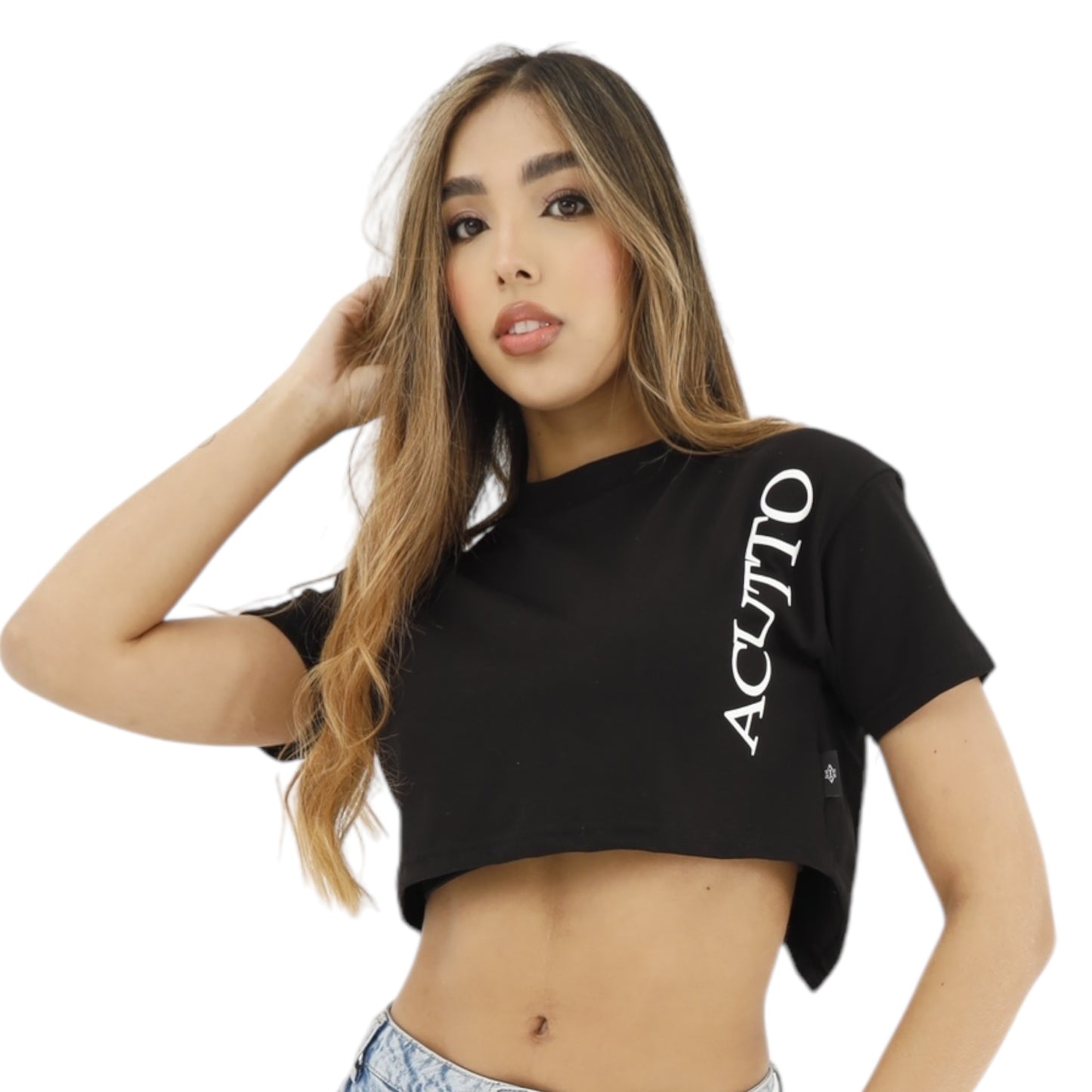 Crop Top Freda Negro I´inizio