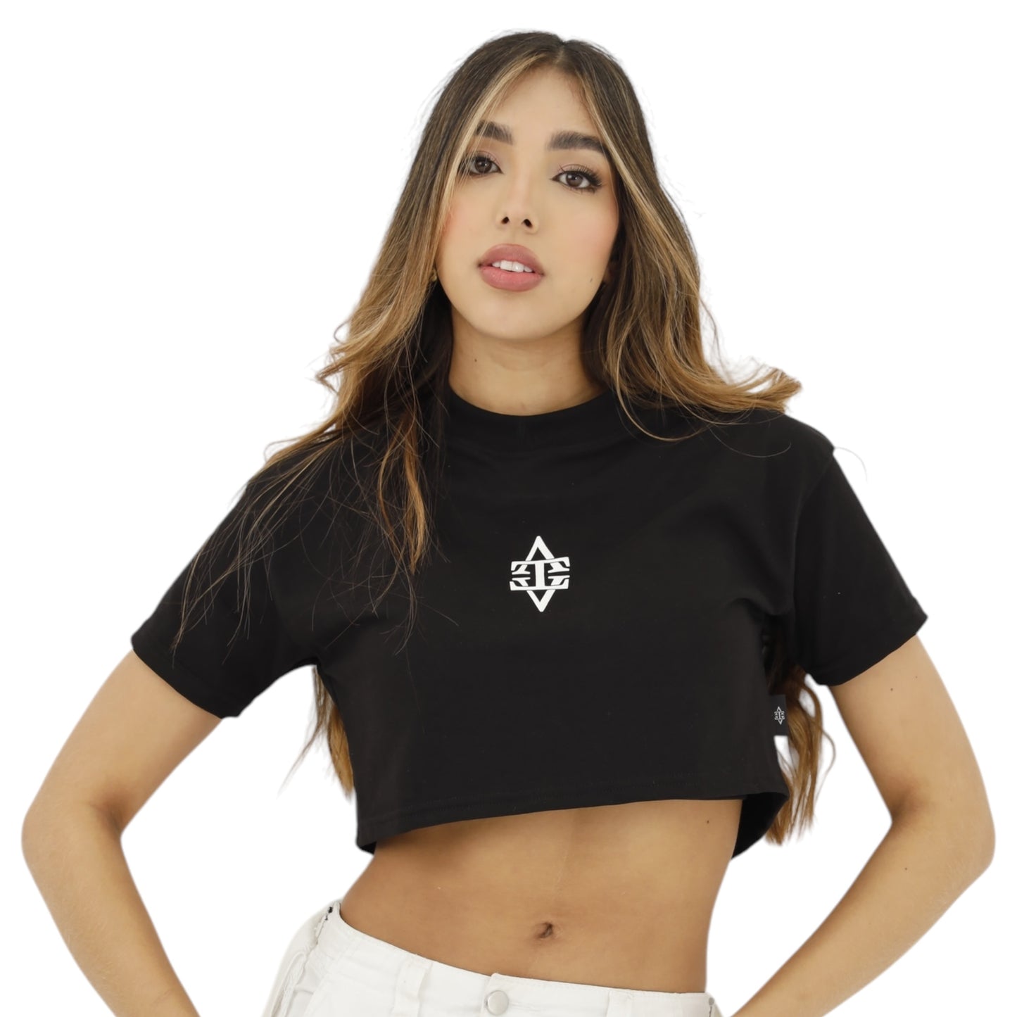 Crop Top Aurora Negro I´inizio
