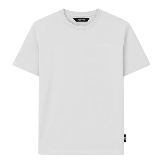 Camiseta Silenzio Uomo Gris Lusso Discreto