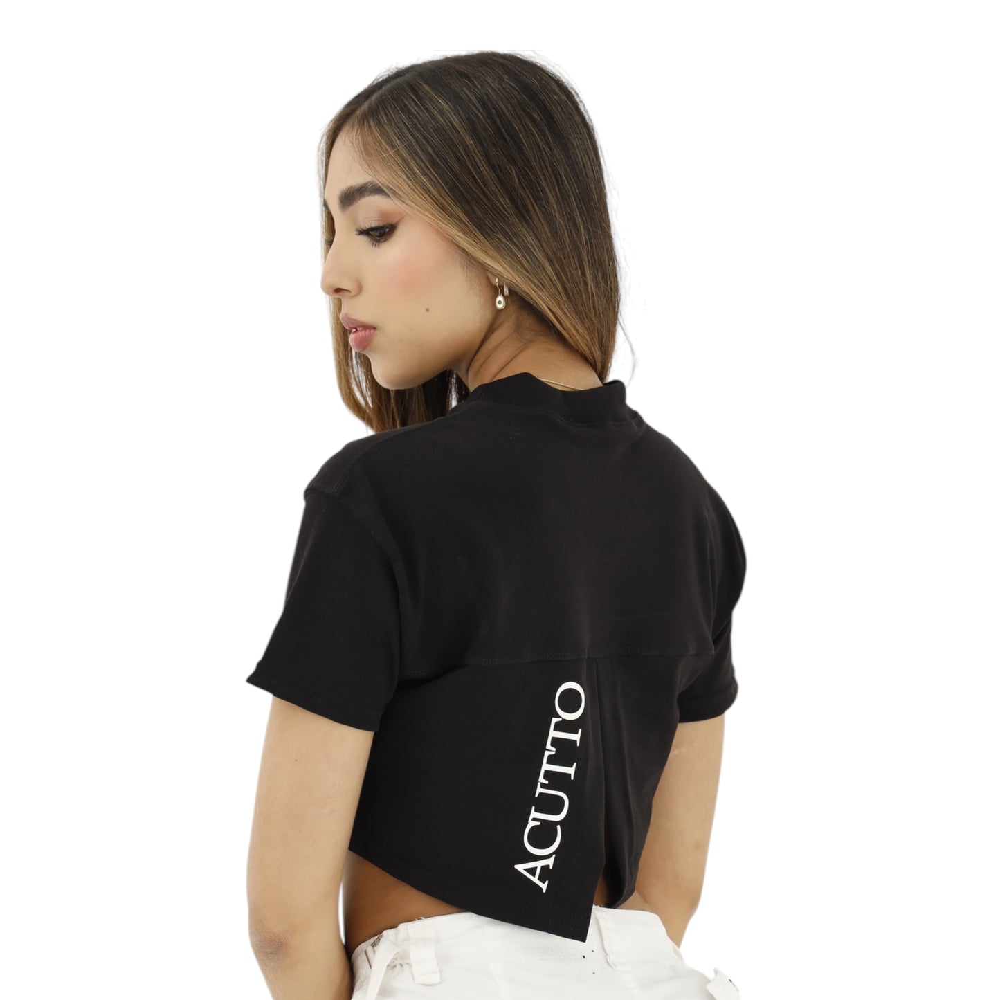 Crop Top Aurora Negro I´inizio