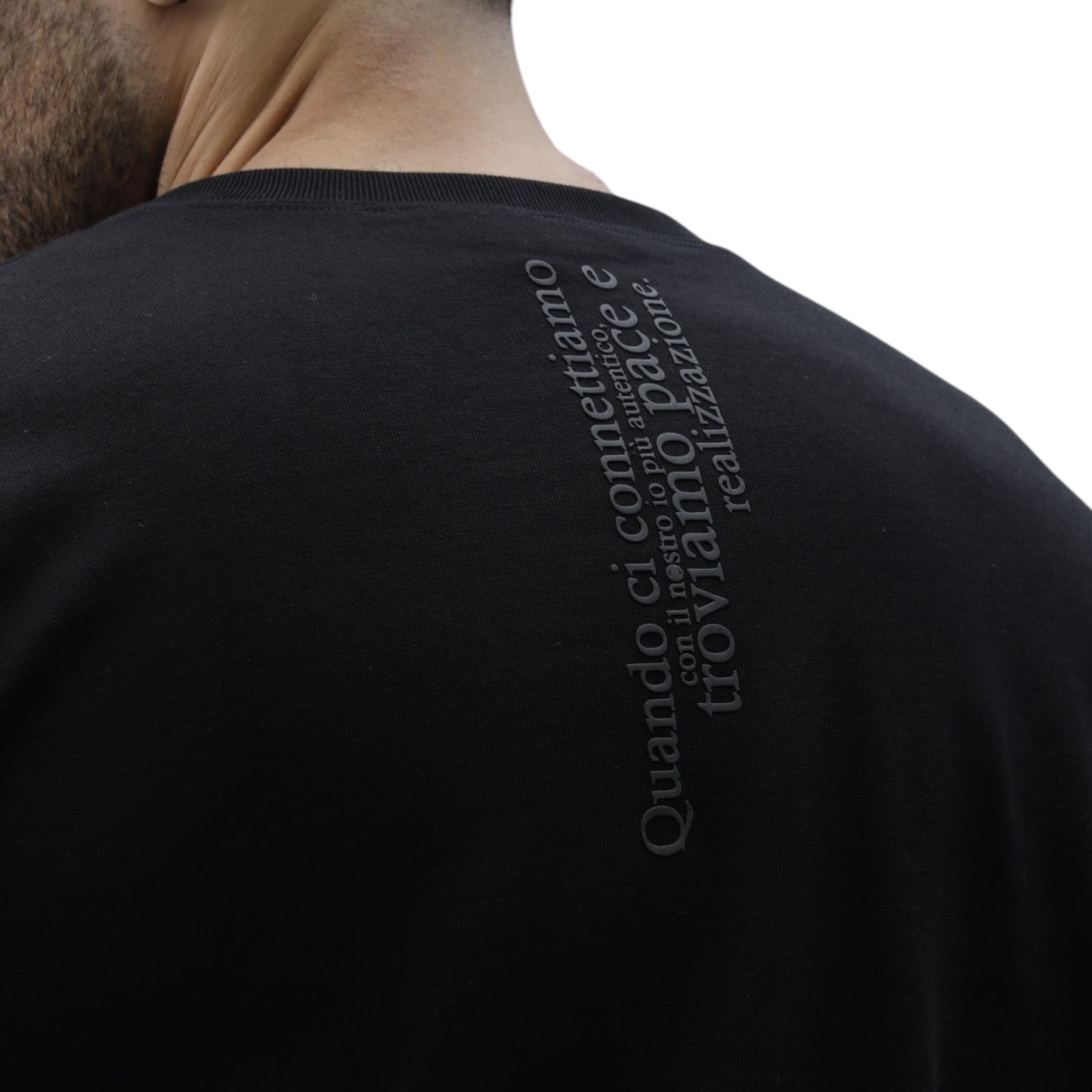 Camiseta Tenuta Negra Lusso Discreto