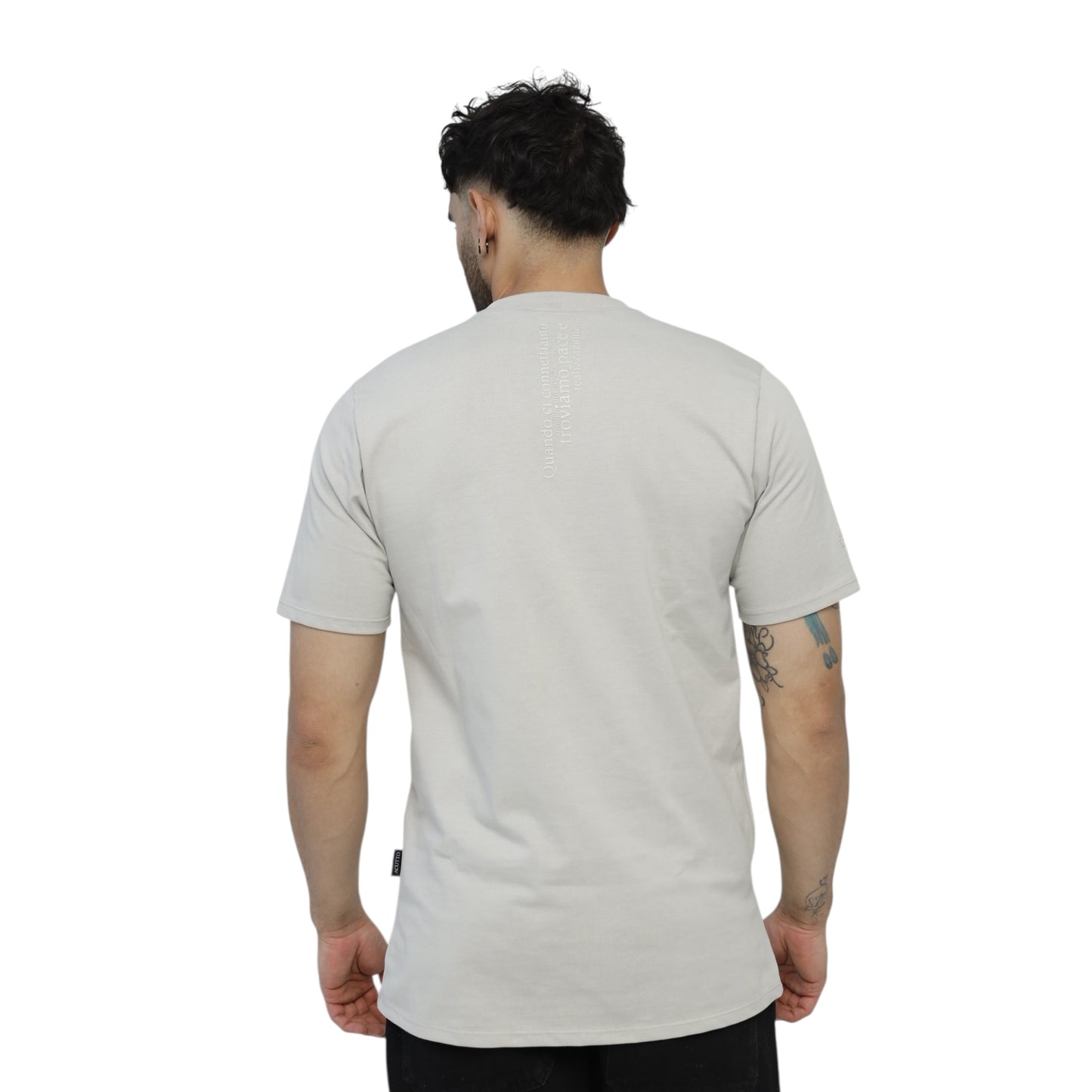 Camiseta Luciano Gris Lusso Discreto