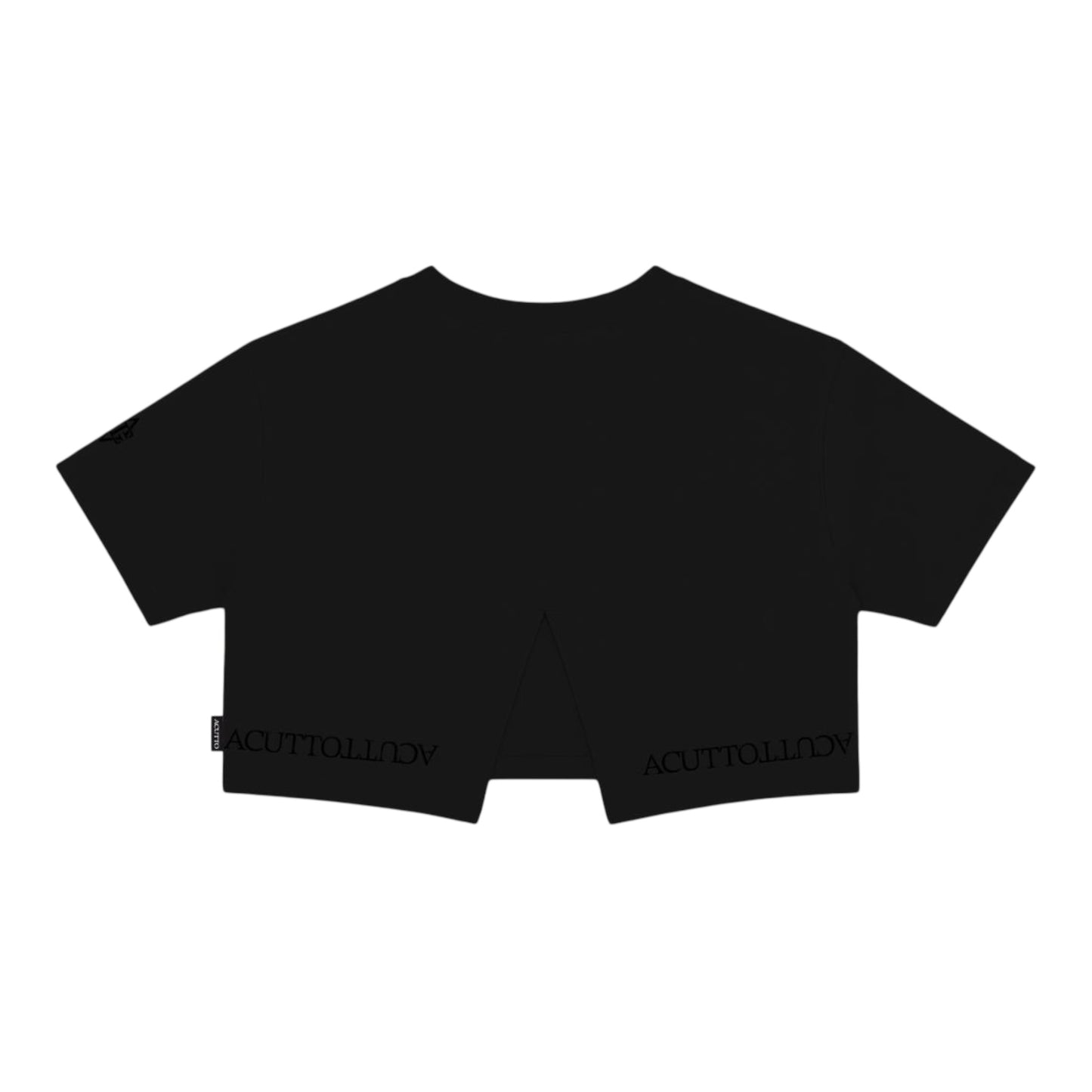 Crop Top Assenza Negro Lusso Discreto